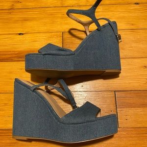 Steve Madden Sz 8 Jean Wedges